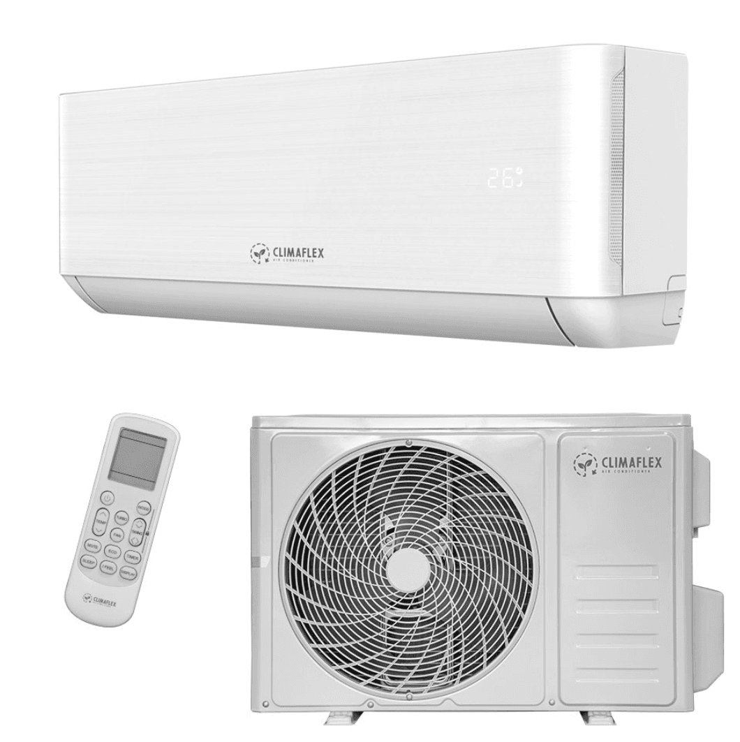 Climaflex T-Pro split-unit airco 3,5 kW met binnenunit, buitenunit en afstandsbediening